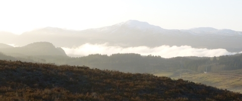 Atmospheric Highland scenery