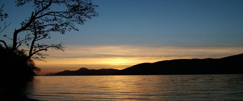 Sunset Over Loch Ness, from Dores