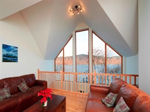 Our guest lounge overlooks Loch Ness